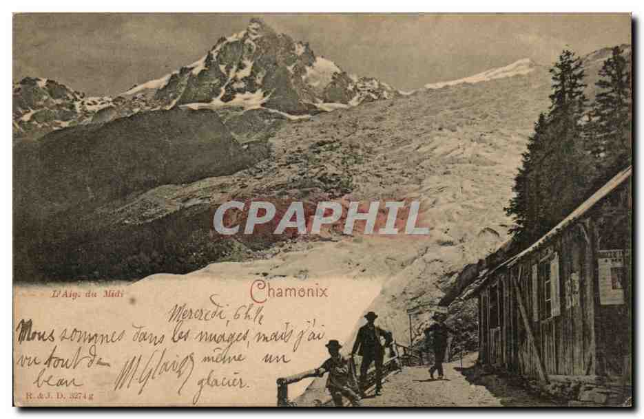 Chamonix - L'Aiguille du Midi - CPA 