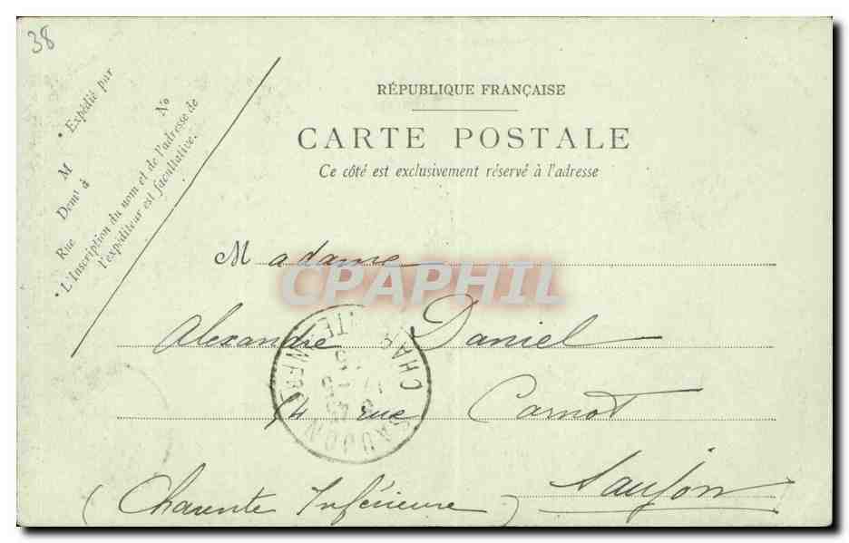 Le Dauphine - Pont en Royans - Les Maisons Suspendues CPA  — Rückseite