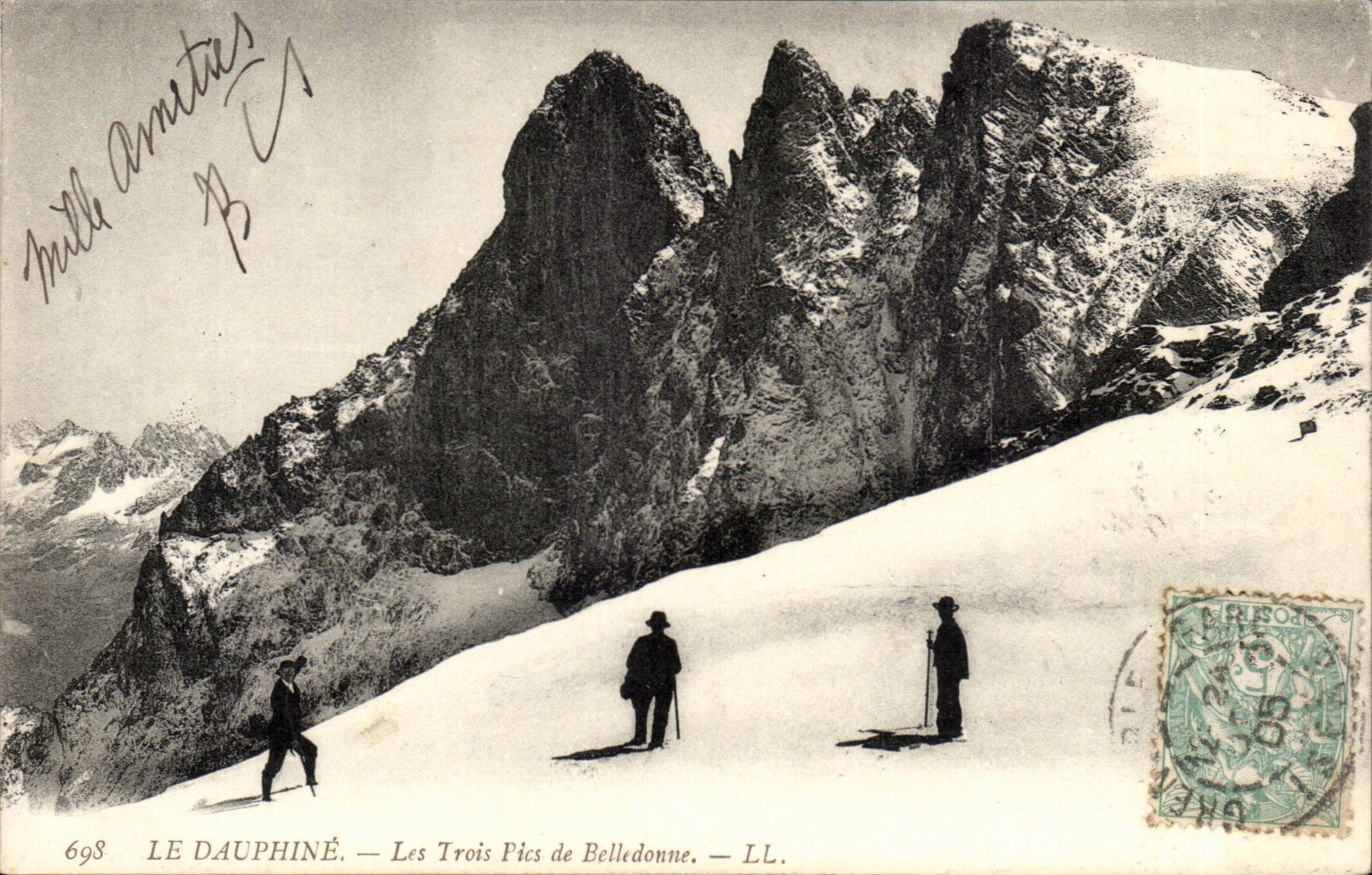 Les Trois Pics de Belledonne — LE DAUPHINÉ — LL. — n°698