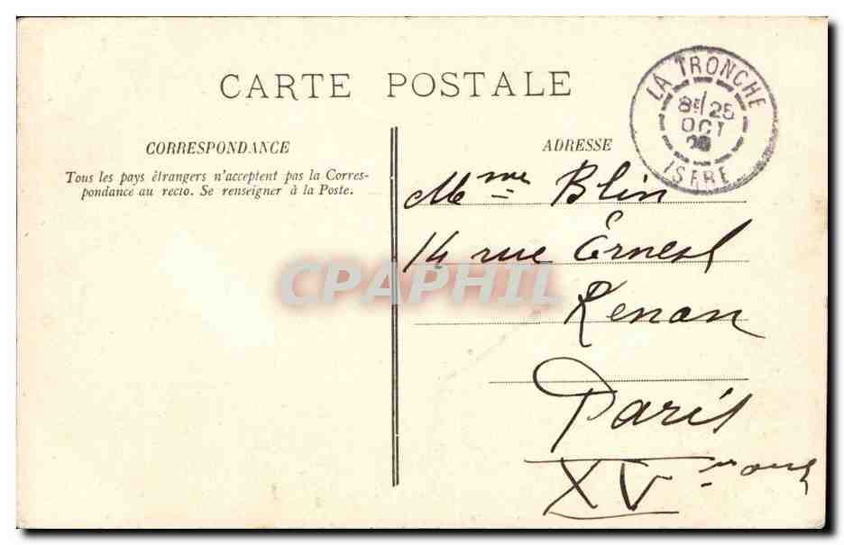 La Grave und la Mrie - Massiv der Loisans — LL, n°276 — Rückseite