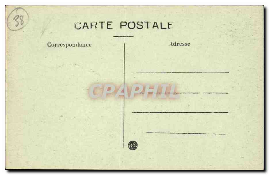Grenoble — La Porte de France — Le Jardin des Dauphins et le Fort Rabot — C. Baffet, Grenoble, n°107 — Back