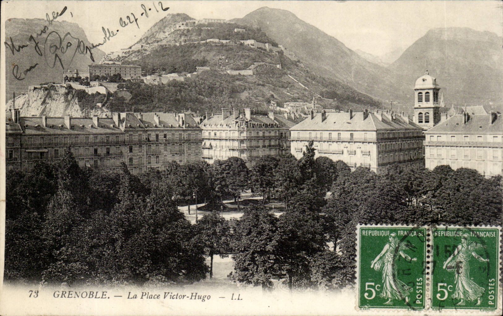 Grenoble — La Place Victor-Hugo — I.L.