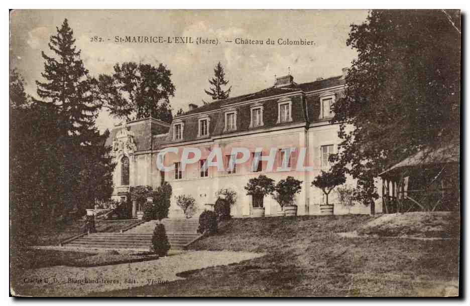 St Maurice l'Exil - Chateau du Colombier CPA 