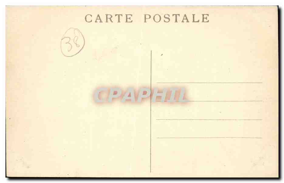 Grenoble - Boulevard Gambetta CPA  — Verso