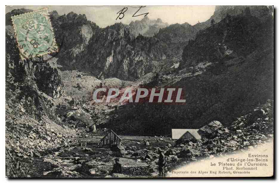 Uriage les Bains - Le Plateau de l'Oursiere CPA 