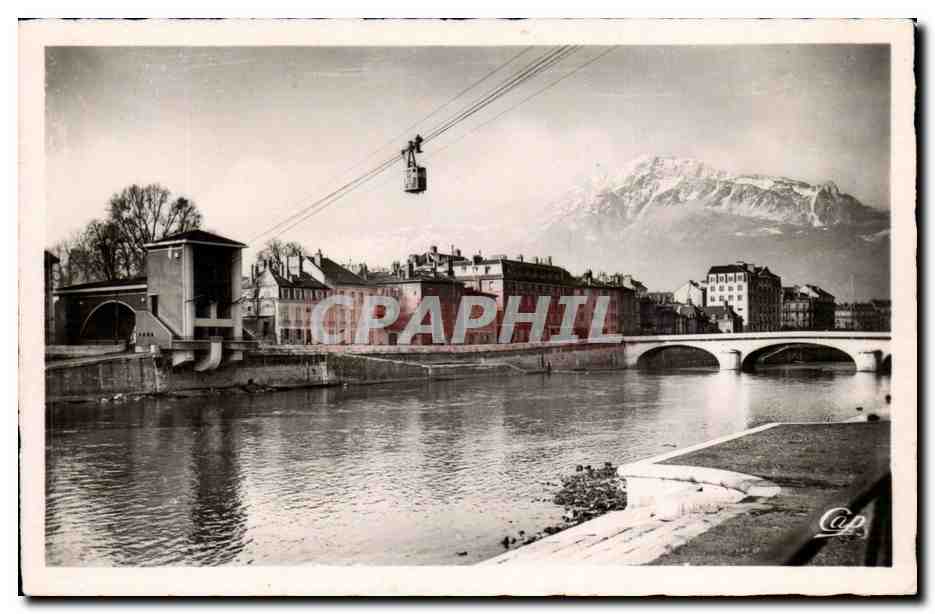 Grenoble - Le Telepherique - Les Quais de la Moucherotte - CPA 