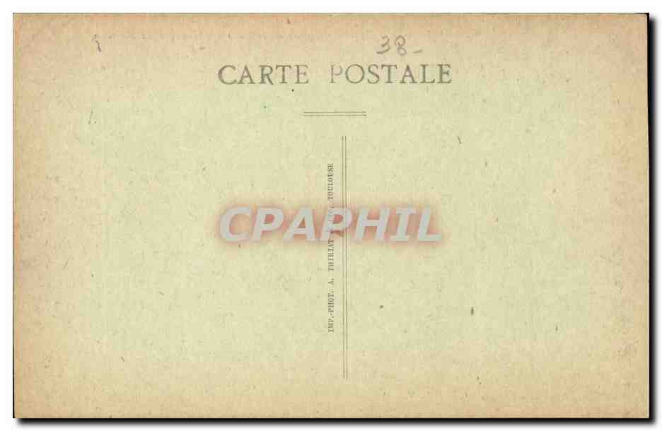 Grenoble - Pont de l'Esplanade - Les Forts et la Manutention Militaire CPA  — Rückseite