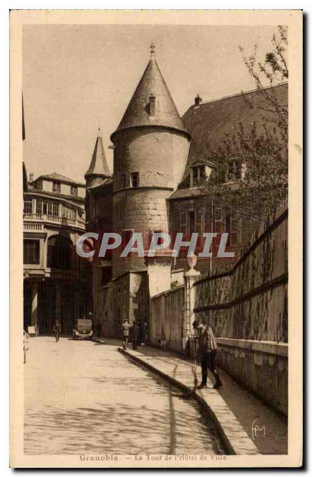 Grenoble - La Tour de l'Hotel de Ville CPA 