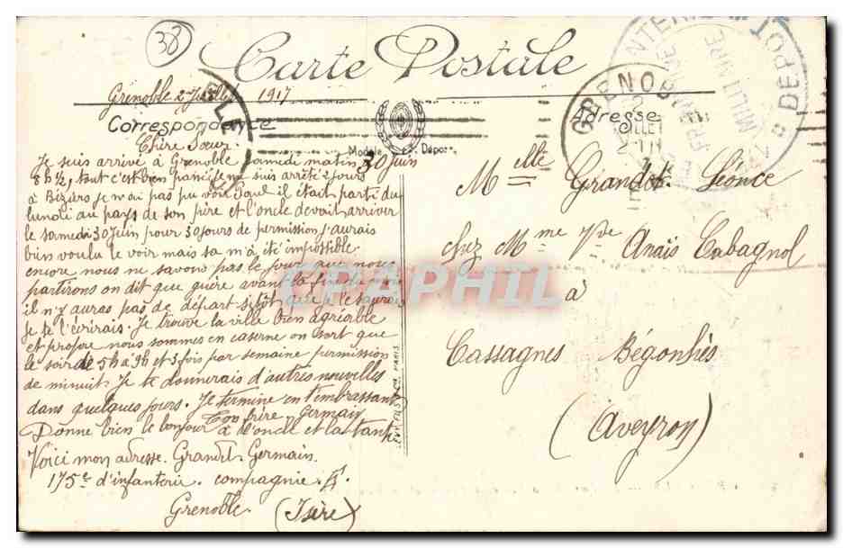 Grenoble — Le Pont de la Porte de France et le Moucherolle — Selecta — Reverso