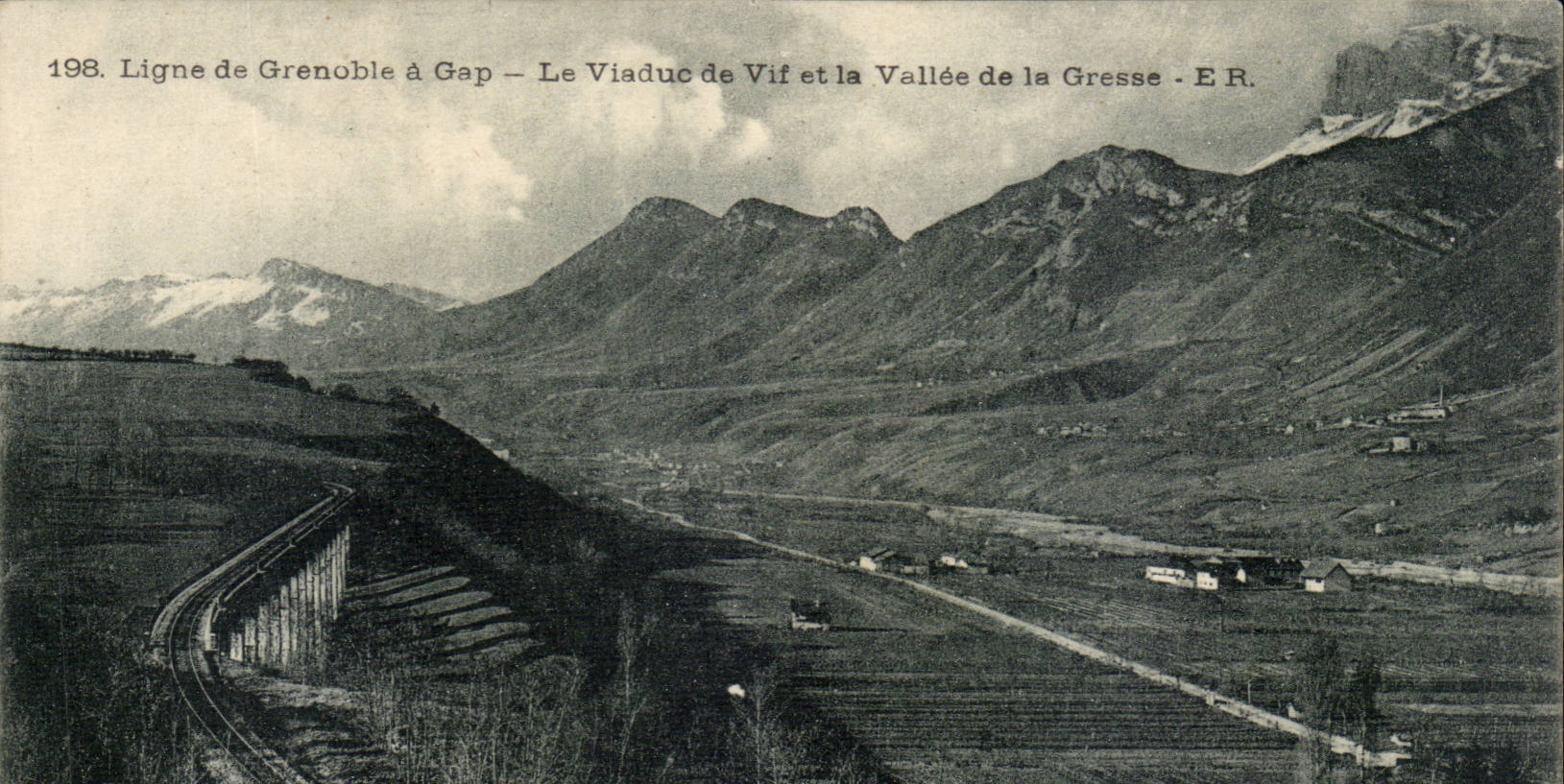 Ligne de Grenoble à Gap — Le Viaduc de Vif et la Vallée de la Gresse — E.R. — n°198