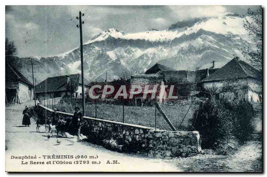 Dauphiné - Tréminis (960 m.) — Le Serre et l'Oblou (2793 m.) — A.M.