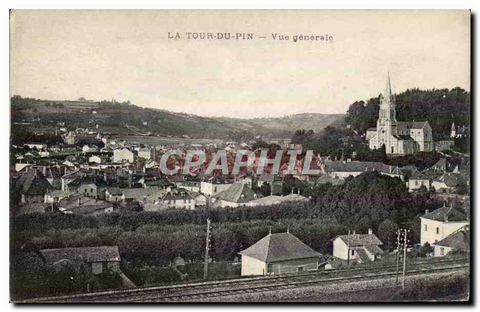 La Tour du Pin - Vue Generale - CPA 