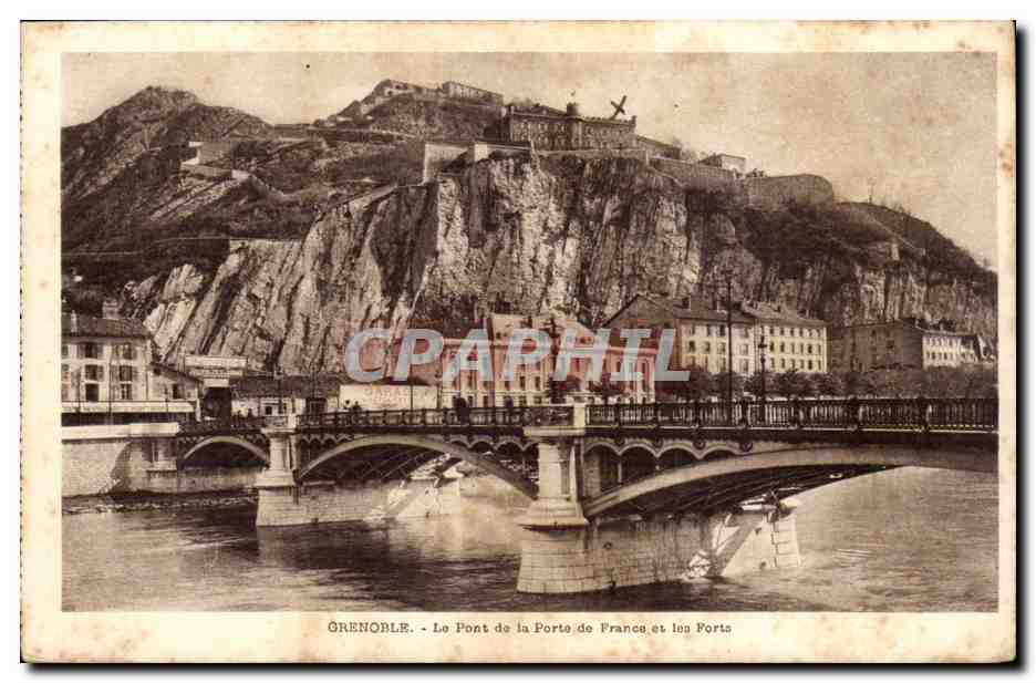 Grenoble - Le Pont de la Porte de France et les Ports — 2. P. G. phot.-édit., Grenoble