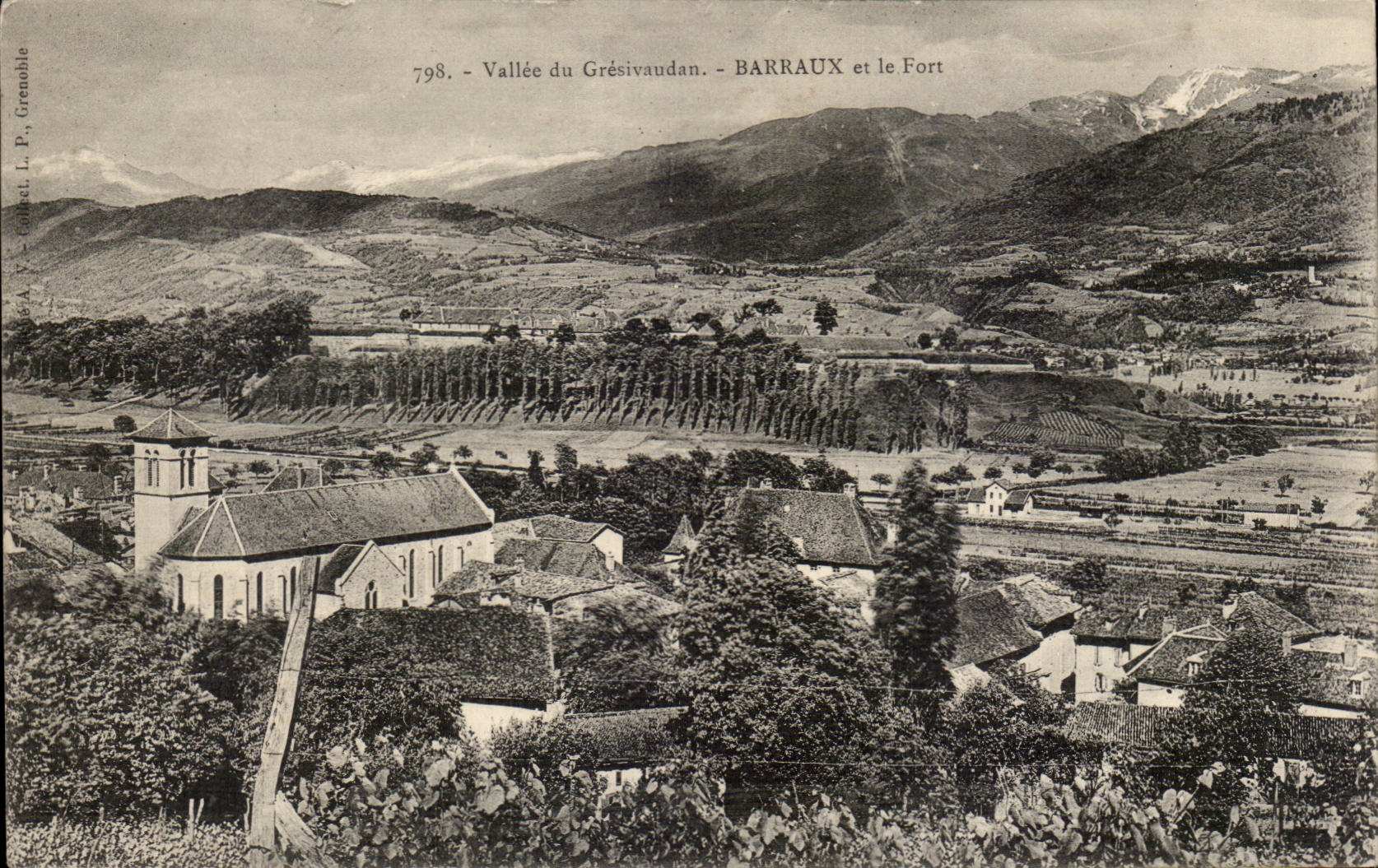 Barraux et le Fort - Vallee du Grexivaudan CPA 