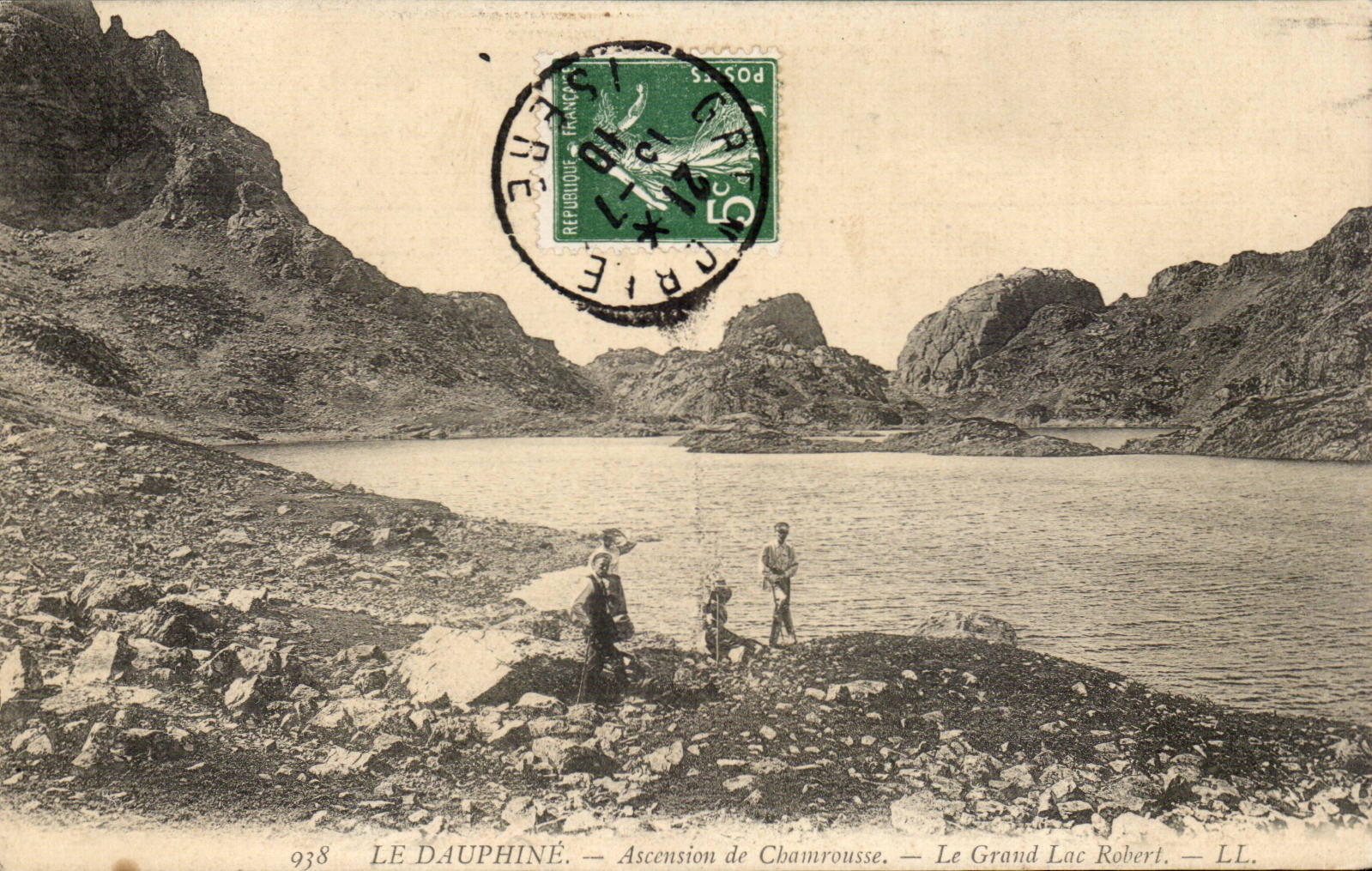 Das Dauphiné — Aufstieg zum Chamrousse — Der Grand Lac Robert — LL. — N° 938