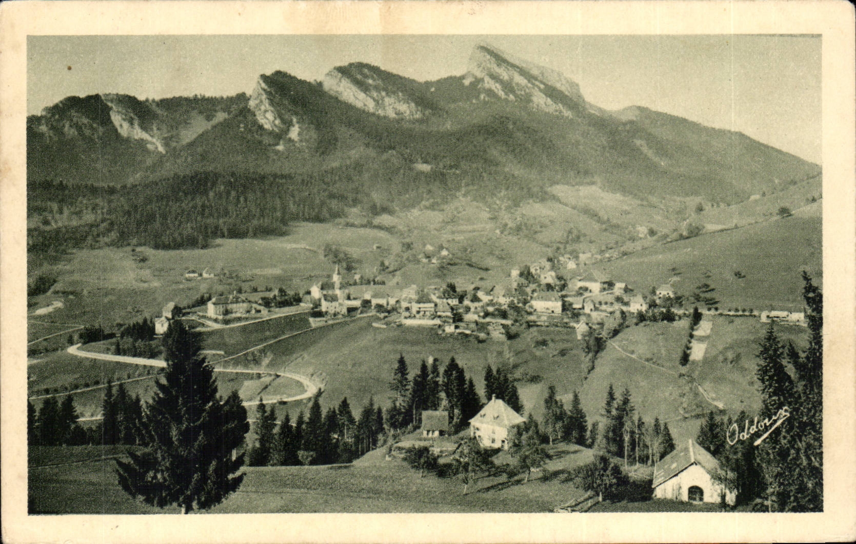 St-Pierre de Chartreuse — le grand Som — Éditeur G. Oddoux, n°38