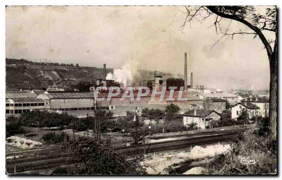 Usine industrielle à Chasse-sur-Rhône — vue panoramique — Éditions J. Combier