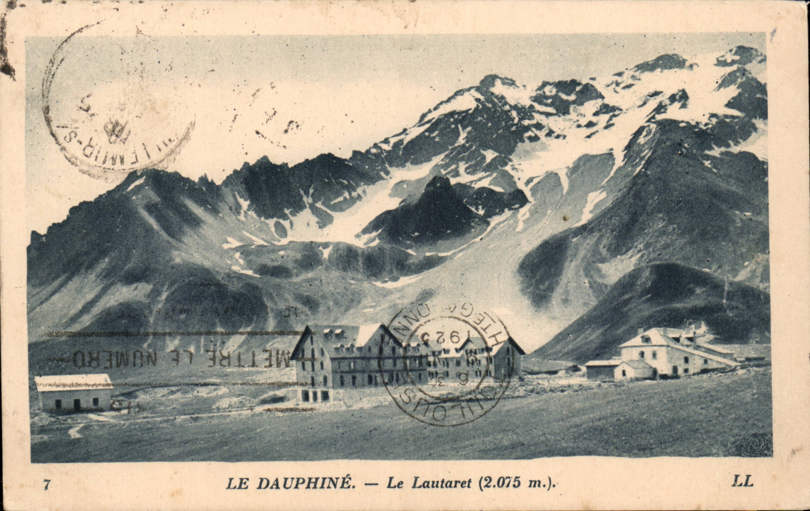 Le Dauphine - Le Lautaret 2075 m - CPA 