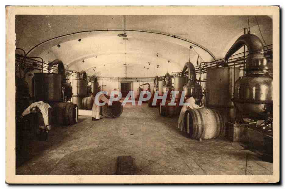 Dauphine - Fourvoirie - Fabrication de la Liqueur de la Grande Chartreuse - alcool - alcohol - CPA 