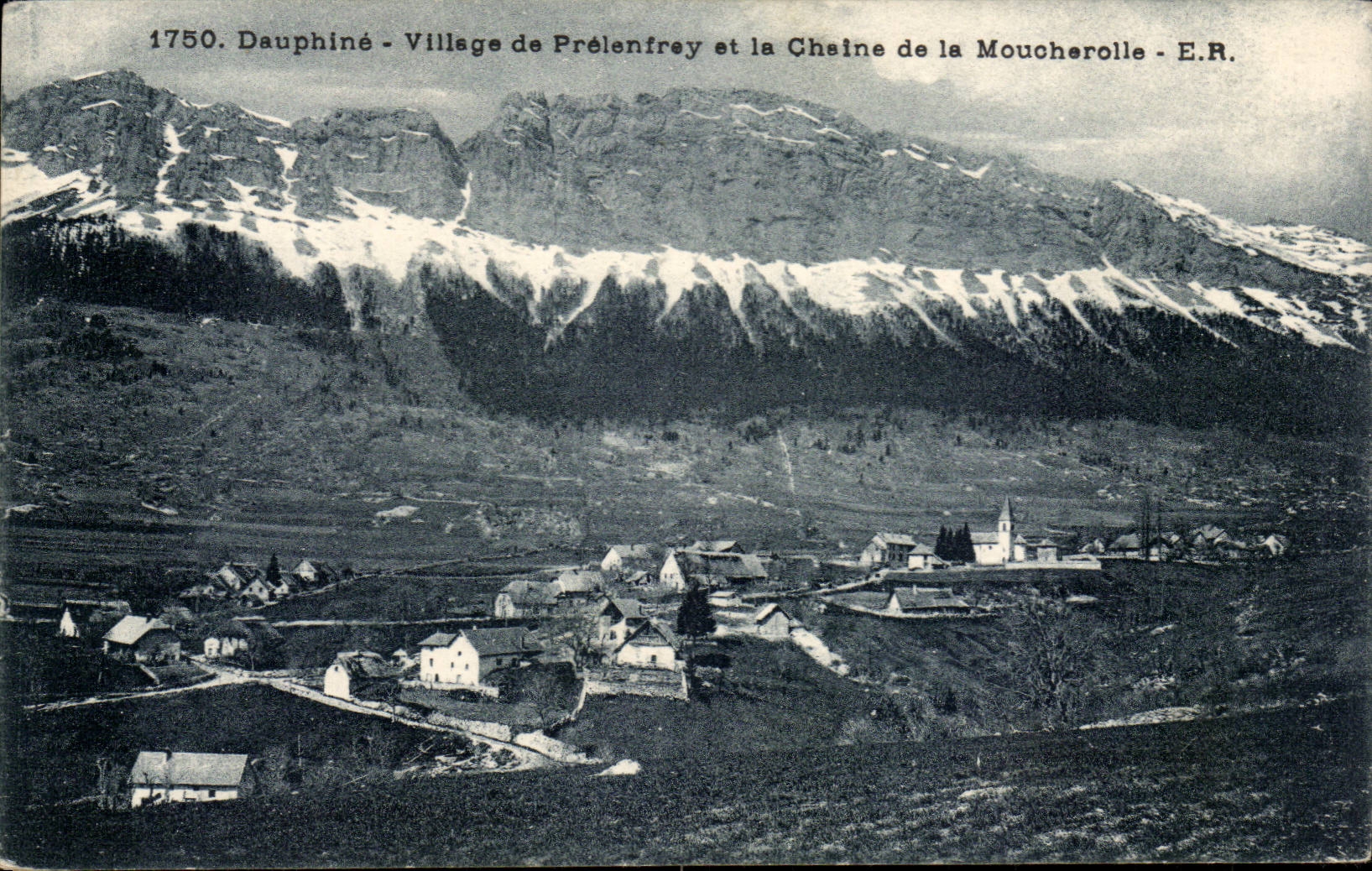 Prélenfrey et la Chaîne de la Moucherolle — Dauphiné — E.R.