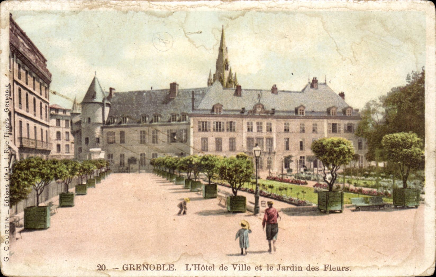 Grenoble. L'Hôtel de Ville et le Jardin des Fleurs — Éditions d'Art Thiers, Grenoble, n°20