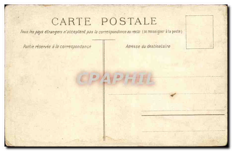 Grenoble. L'Hôtel de Ville et le Jardin des Fleurs — Éditions d'Art Thiers, Grenoble, n°20 — Verso