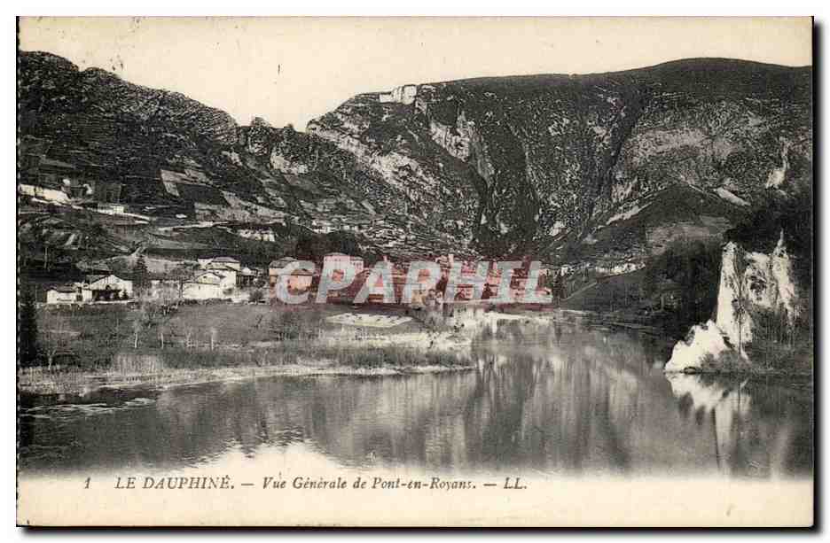 Dauphine CPA Vue generale de Port en Royans