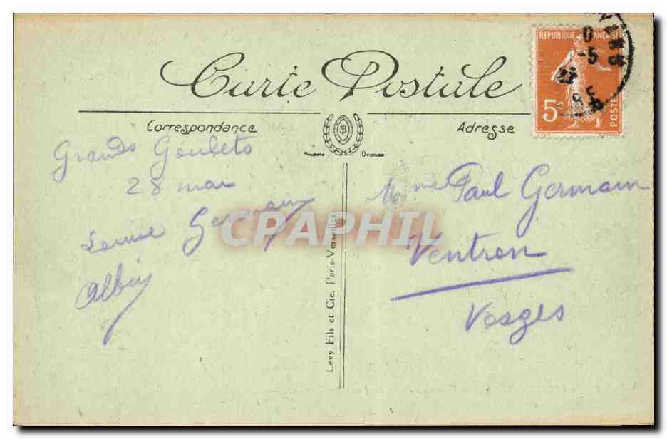 Dauphine CPA Vue generale de Port en Royans — Rückseite