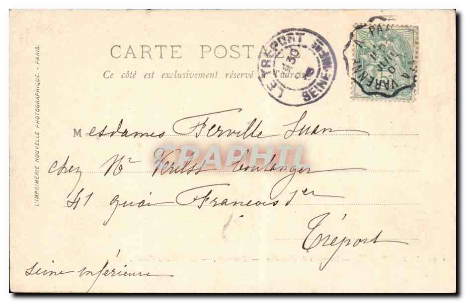 Sassonage — Le Château Féodal — LL. — LE DAUPHINÉ — Environs de Grenoble — n°119 — Rückseite
