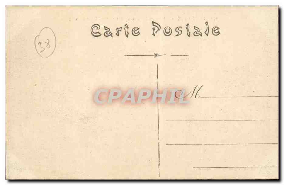 Dauphine CPA Grenoble L'Isere et la chaine des Alpes Effet de neige — Rückseite