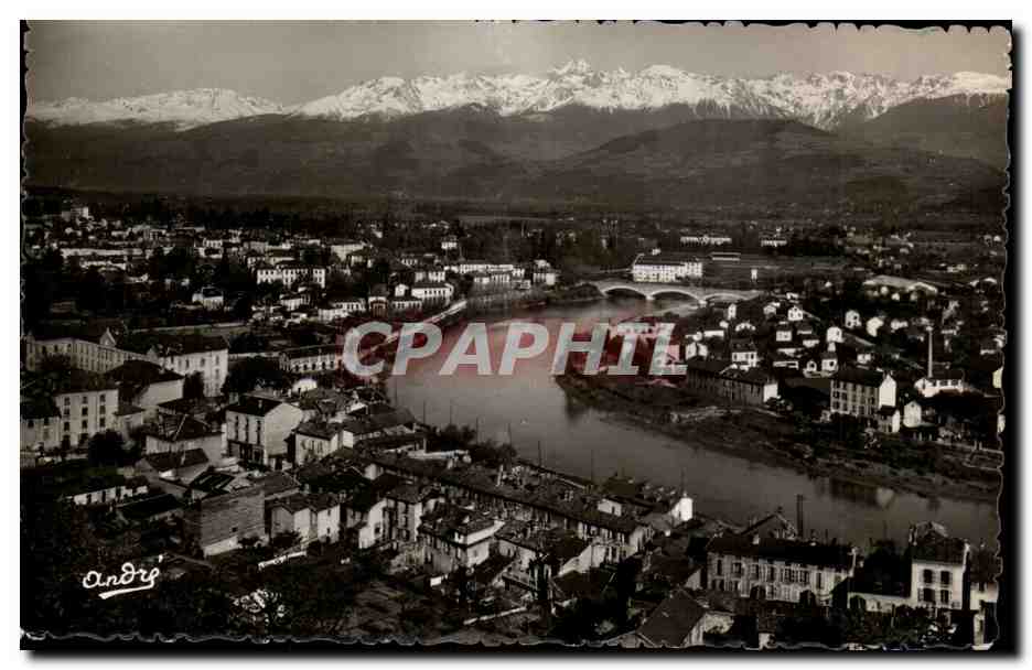 Dauphine CPA Grenoble La Tronche Vue generale l'isere et les Alpes