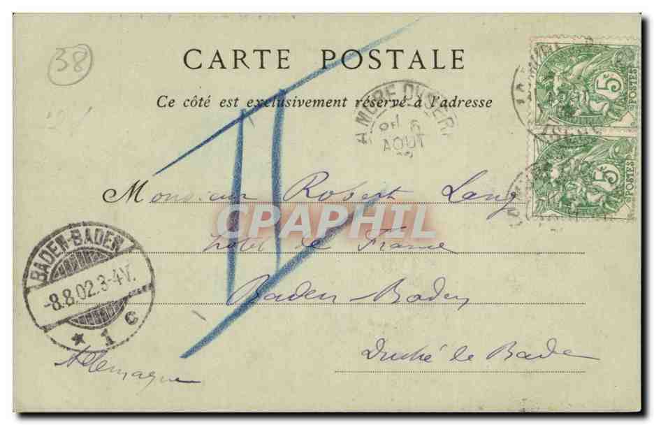 CPA Ligne de la Mure les viaducs de Loulla — Rückseite