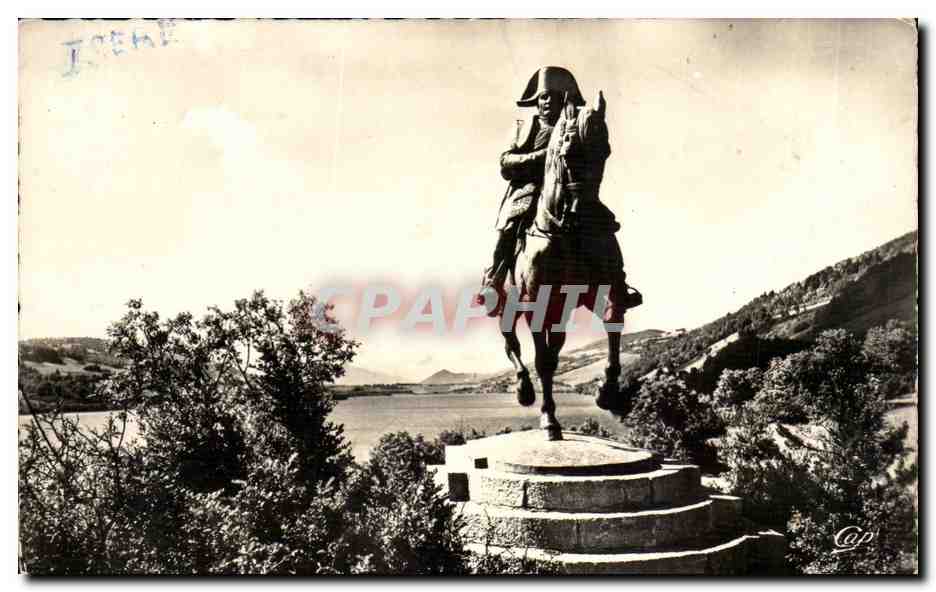 Statue de Napoléon (par Frémiet) — et le Lac — C.A.P. n° 58