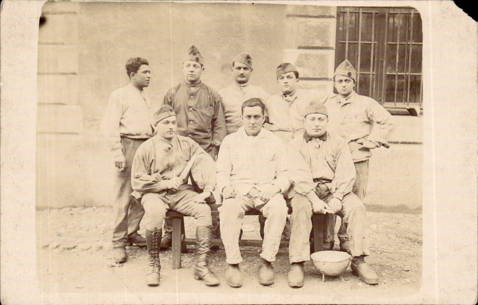 Groupe de soldats — Grenoble — Photographie Paul Roux