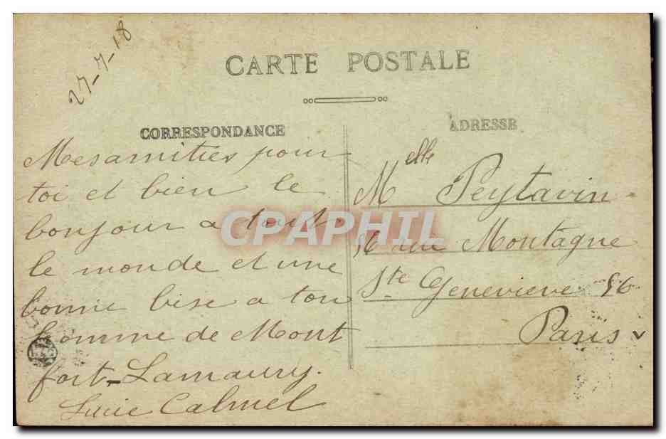 Grenoble — Le Pont de l'Esplanade et les Forts - E.R. — Verso