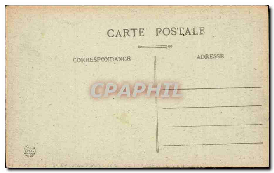 Grenoble — Le Palais de Justice et Statue Bayard — Éditeur B&G, n° 072 — Rückseite