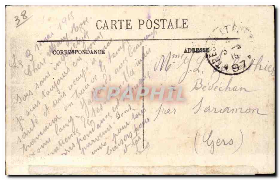 Grenoble — L'Isère — L'Esplanade et le Casque de Néron — LL, n°28 — Achterkant