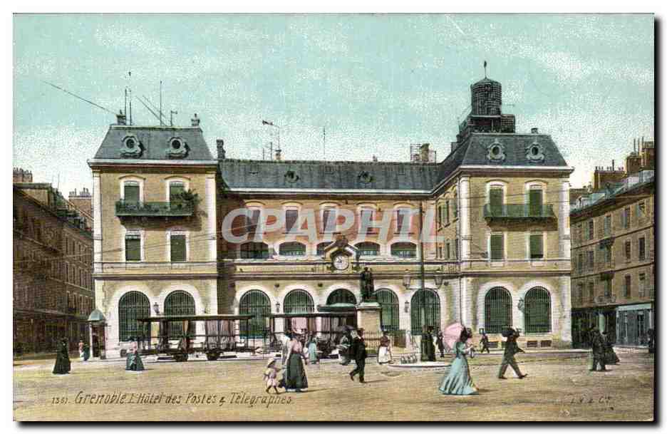 Grenoble - L'Hôtel des Postes & Télégraphes — éditeur L.P. & Cie, n° 1361