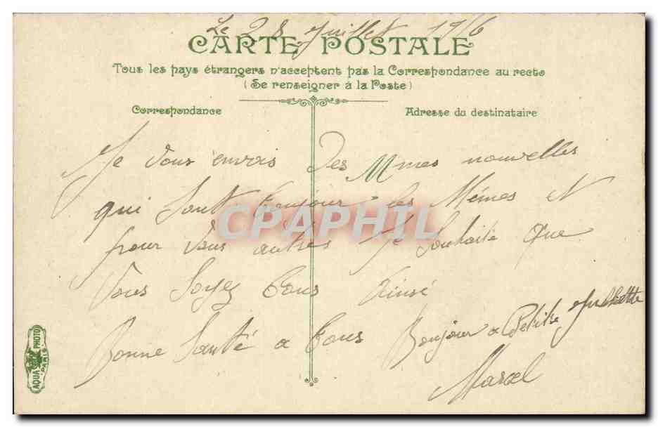 Grenoble - L'Hôtel des Postes & Télégraphes — éditeur L.P. & Cie, n° 1361 — Reverso