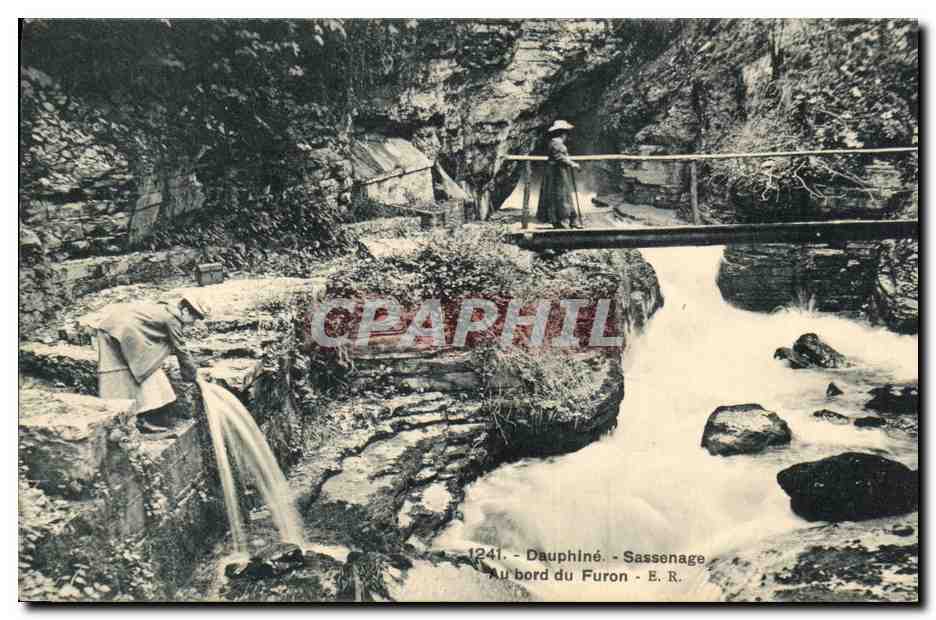 Au bord du Furon - Sassenage - Dauphiné - E.R. n°1241