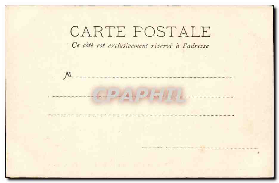 Dauphine CPA Grenoble Le cours St andre et les forts — Verso