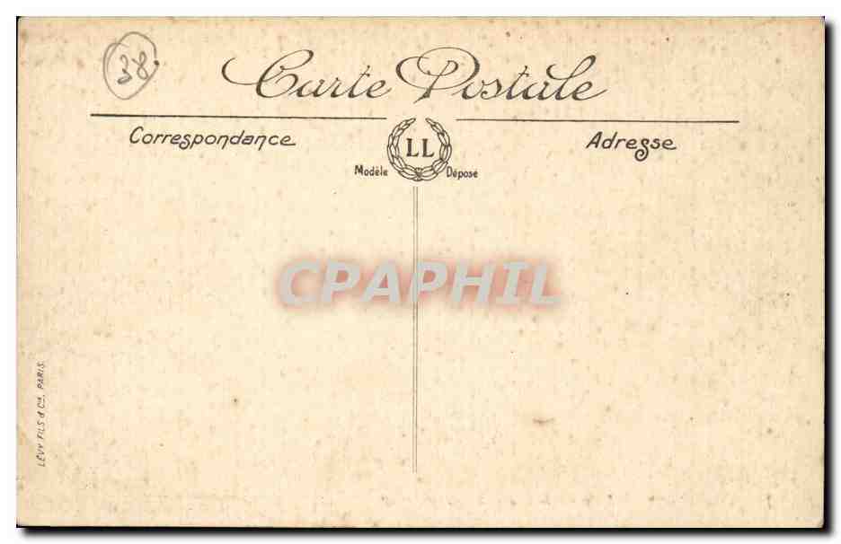 Dauphine CPA L'Isere et la chaine des Alpes — Verso