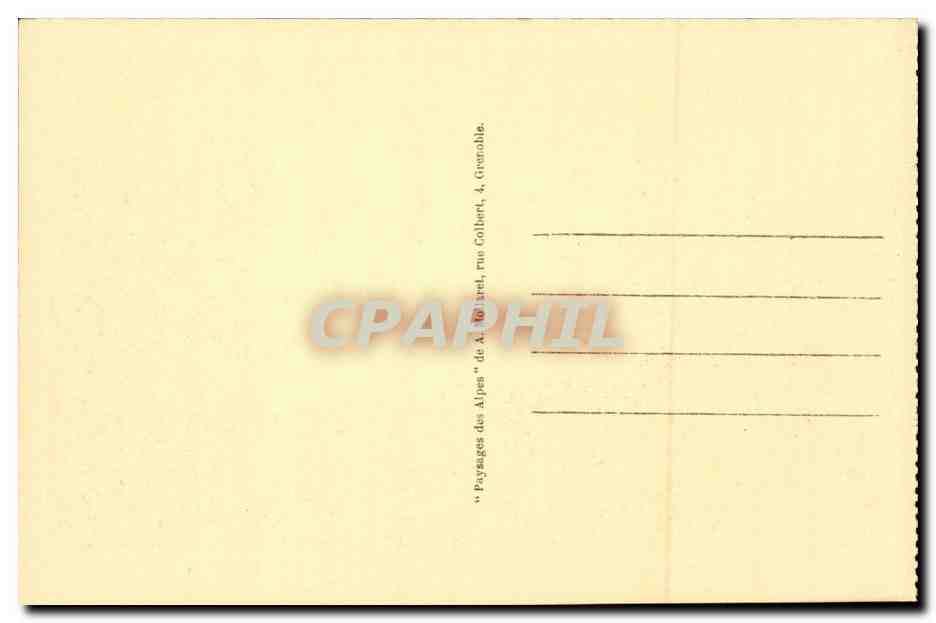 Grenoble — Vue générale, l'Isère, le Téléphérique et les Alpes — CPAPHIL 6.005 — Reverso