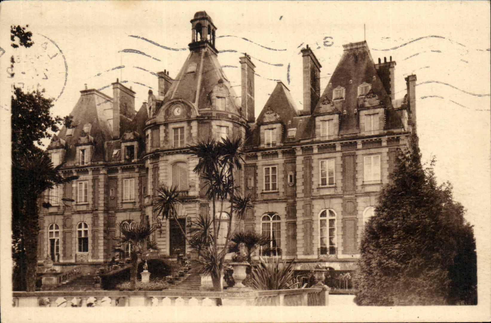 CPA Chateau de la Ferte Fresnel Facade principale