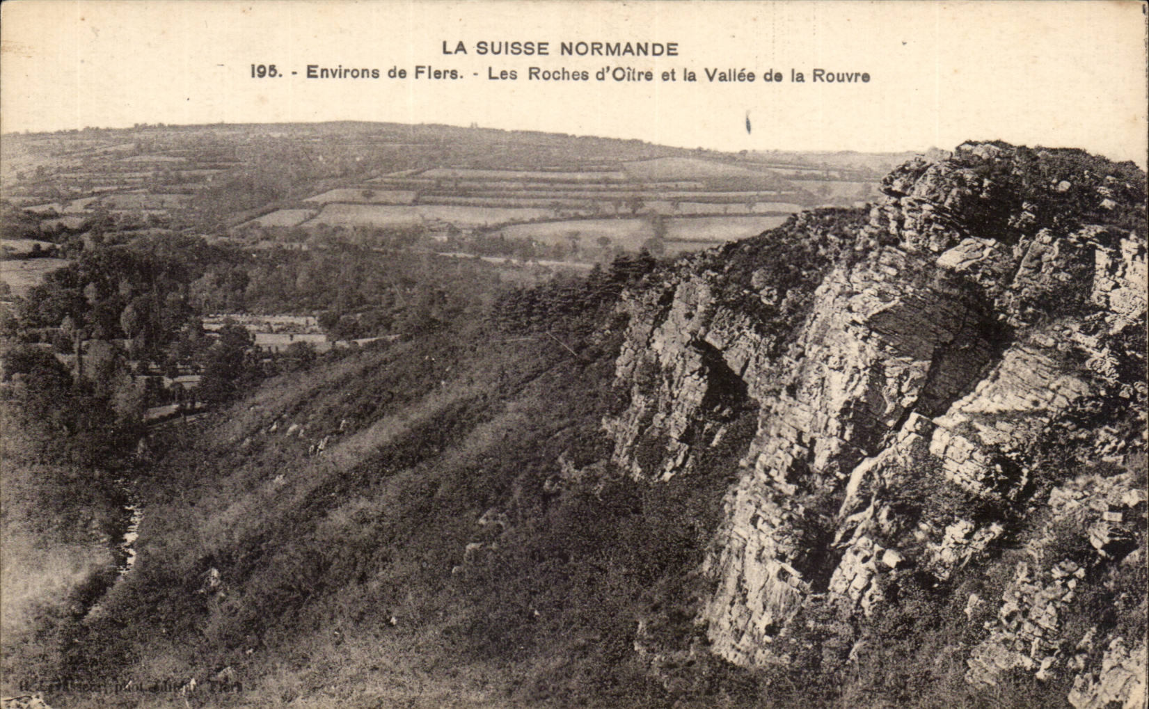 Les Roches d'Oître et la Vallée de la Rouvre — Environ de Fliers — La Suisse Normande — n°195