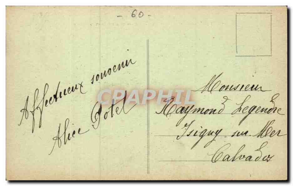 Les Roches d'Oître et la Vallée de la Rouvre — Environ de Fliers — La Suisse Normande — n°195 — Verso