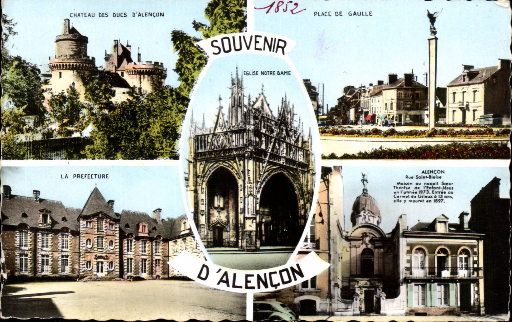 CPM Souvenir d'Alencon