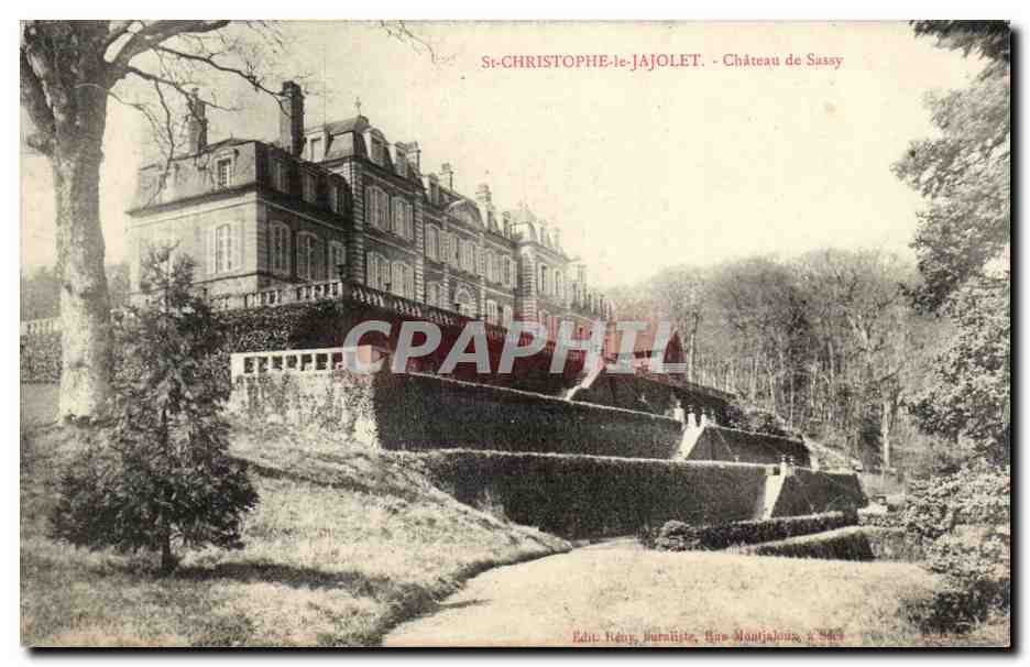 Saint Christophe le Jajolet CPA Chateau de Sassy