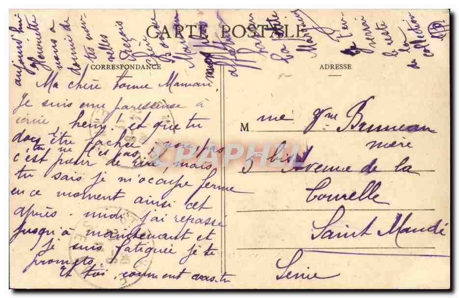 Une Noce en Pays d'Auge — Une Polka — Collection P. Bunel, photographie-éditeur, Vimoutiers (Orne) — N° 987 — Verso