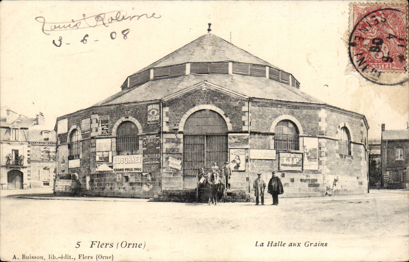 Flers CPA La halle aux grains